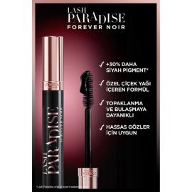 Loreal Paris Lash Paradise Forever Noir - Hacim ve Uzunluk Kazandıran Maskara - Siyah - 4