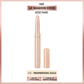 Loreal Paris Le Shadow - Stick Göz Farı No: 105 Mesmerizing Gold - 2