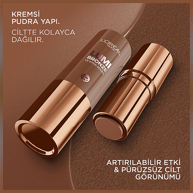 Loreal Paris Lumi Bronze Le Stick Soleil - Stick Bronzlaştırıcı No: 110 Toasted Sunlight - 6