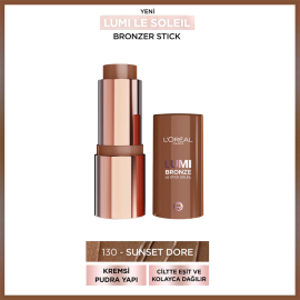 Loreal Paris Lumi Bronze Le Stick Soleil - Stick Bronzlaştırıcı No: 130 - 2