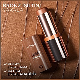 Loreal Paris Lumi Bronze Le Stick Soleil - Stick Bronzlaştırıcı No: 130 Sunset Dore - 7