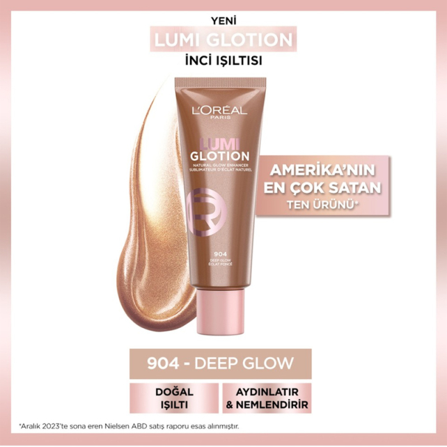 Loreal Paris Lumi Glotion - Nemlendirici ve Aydınlatıcı No: 904 Deep Glow 40ml - 2