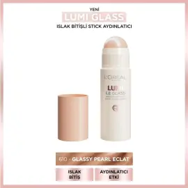 Loreal Paris Lumi Le Glass Highlighter - Stick Aydınlatıcı No: 610 Glassy Pearl Eclat - 3