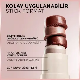 Loreal Paris Lumi Le Glass Highlighter - Stick Aydınlatıcı No: 620 Glassy Pink Ballet - 5