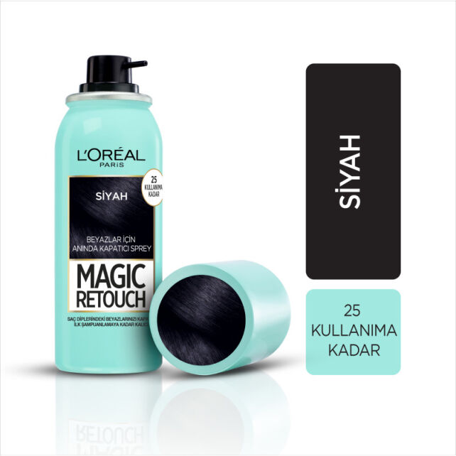 Loreal Paris Magic Retouch - Beyaz Kapatcı Saç Spreyi No: 01 - 3