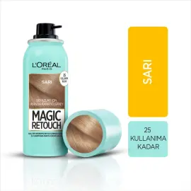 Loreal Paris Magic Retouch - Beyaz Kapatcı Saç Spreyi No: 5 Sarı - 3