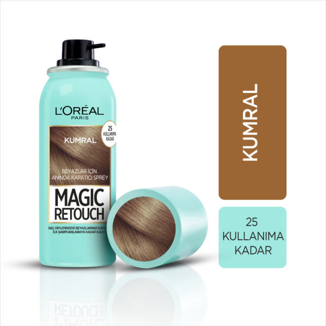 Loreal Paris Magic Retouch - Beyaz Kapatcı Saç Spreyi No:4 - 3