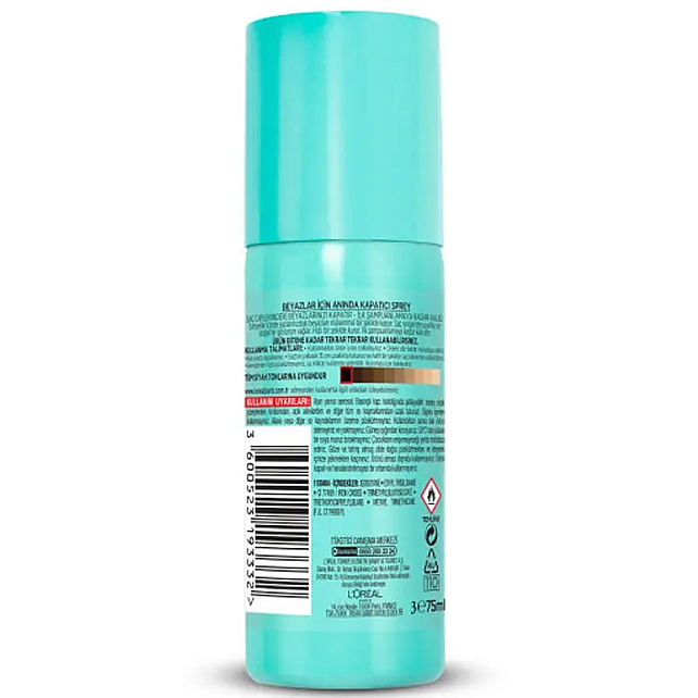 Loreal Paris Magic Retouch - Beyaz Kapatıcı Saç Spreyi No: 01 - 2