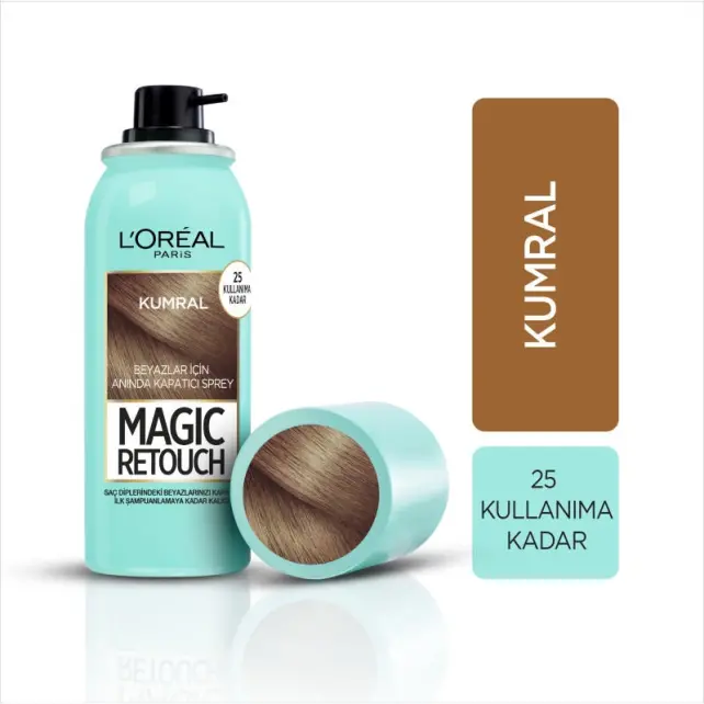 Loreal Paris Magic Retouch - Beyaz Kapatıcı Saç Spreyi No-4 - 3