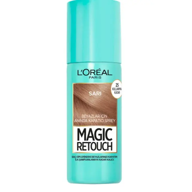 Loreal Paris Magic Retouch - Beyaz Kapatıcı Saç Spreyi No: 5 Sarı - 1