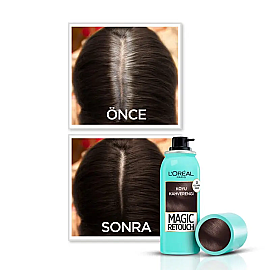 Loreal Paris Magic Retouch - Beyazlar İçin Anında Kapatıcı Sprey No: 02 Brun 75ml - 4