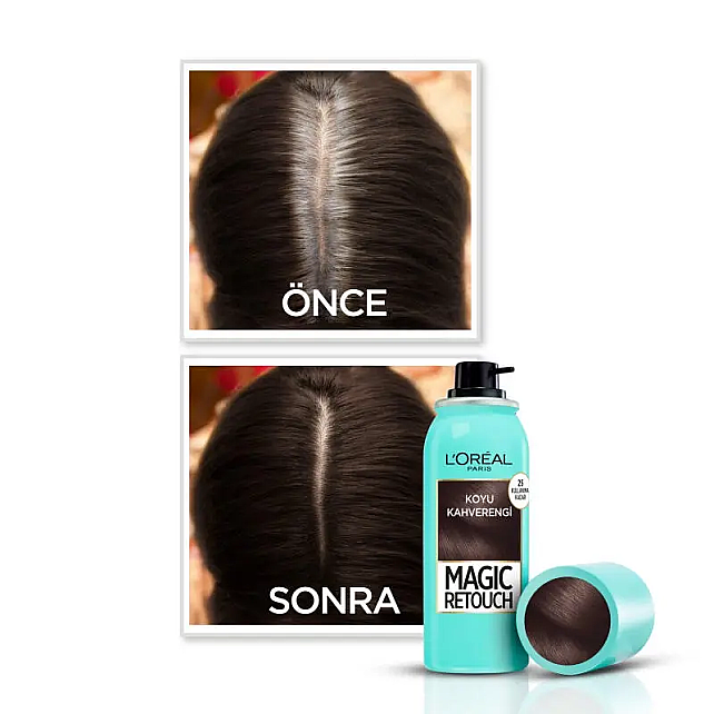 Loreal Paris Magic Retouch - Beyazlar İçin Anında Kapatıcı Sprey No: 02 Brun 75ml - 4