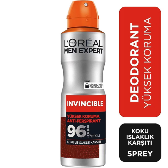 Loreal Paris Men Expert Invincible - Sprey Deodorant 150ml - 2