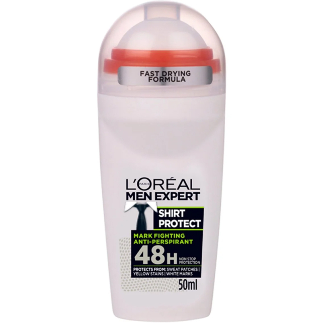 Loreal Paris Men Expert Shirt Protect - Roll On Deodorant 50ml - 1