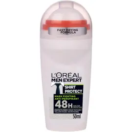 Loreal Paris Men Expert Shirt Protect - Roll On Deodorant 50ml - Loreal Paris