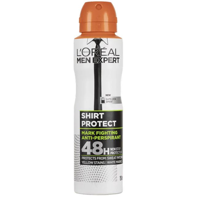 Loreal Paris Men Expert Shirt Protect - Sprey Deodorant 150ml - 1