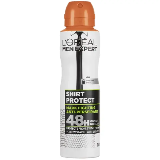 Loreal Paris Men Expert Shirt Protect - Sprey Deodorant 150ml - 1