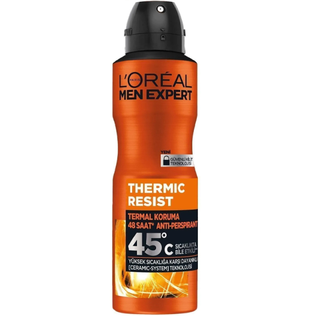 Loreal Paris Men Expert Thermic Resist Termal Koruma - Sprey Deodorant 150ml - 1