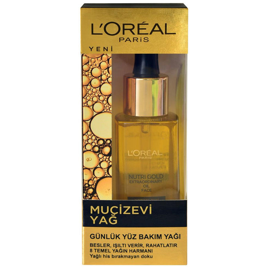 Loreal Paris Nutri Gold Oil Face - Mucizevi Cilt Bakım Yağı Loreal Paris Nutri Gold Oil Face - Mucizevi Cilt Bakım Yağı
