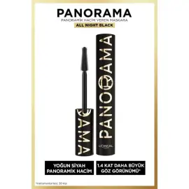 L'Oreal Paris Panorama Chromatic Maskara - All Night Black/Gece Siyahı 9.9ml - 2