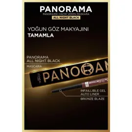 L'Oreal Paris Panorama Chromatic Maskara - All Night Black/Gece Siyahı 9.9ml - 5
