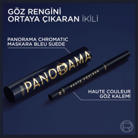 Loreal Paris Panorama Chromatic Maskara - Blue Seudede/Mavi 9.9ml - 8