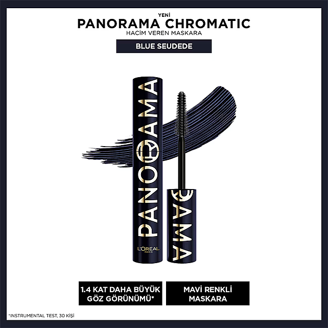 Loreal Paris Panorama Chromatic Maskara - Blue Seudede/Mavi 9.9ml - 2