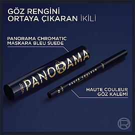 Loreal Paris Panorama Chromatic Maskara - Blue Seudede/Mavi 9.9ml - 8
