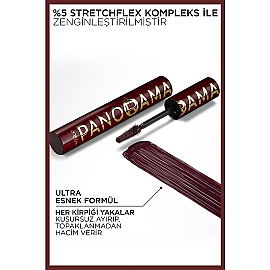Loreal Paris Panorama Chromatic Maskara - Bordeaux Cashmere/Bordo 9.9ml - 5