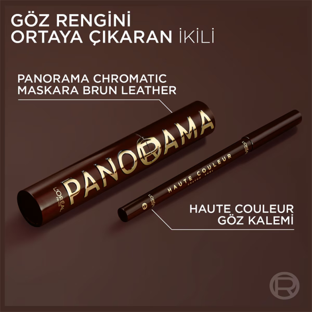 Loreal Paris Panorama Chromatic Maskara - Brun Leather/Kahverengi 9.9ml - 9