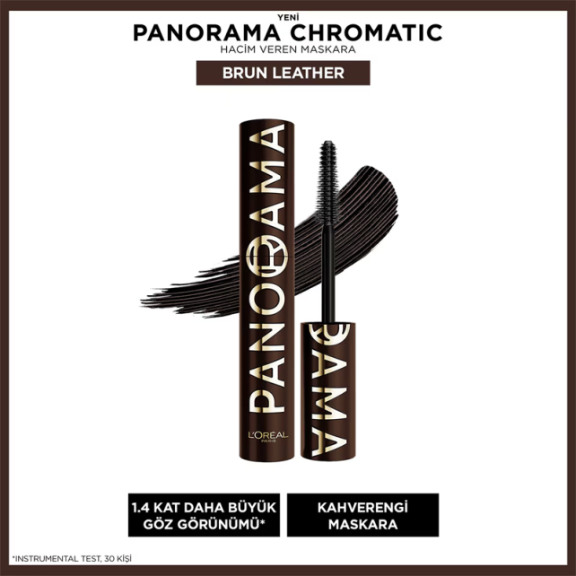 Loreal Paris Panorama Chromatic Maskara - Brun Leather/Kahverengi 9.9ml - 4