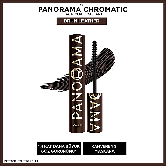 Loreal Paris Panorama Chromatic Maskara - Brun Leather/Kahverengi 9.9ml - 4