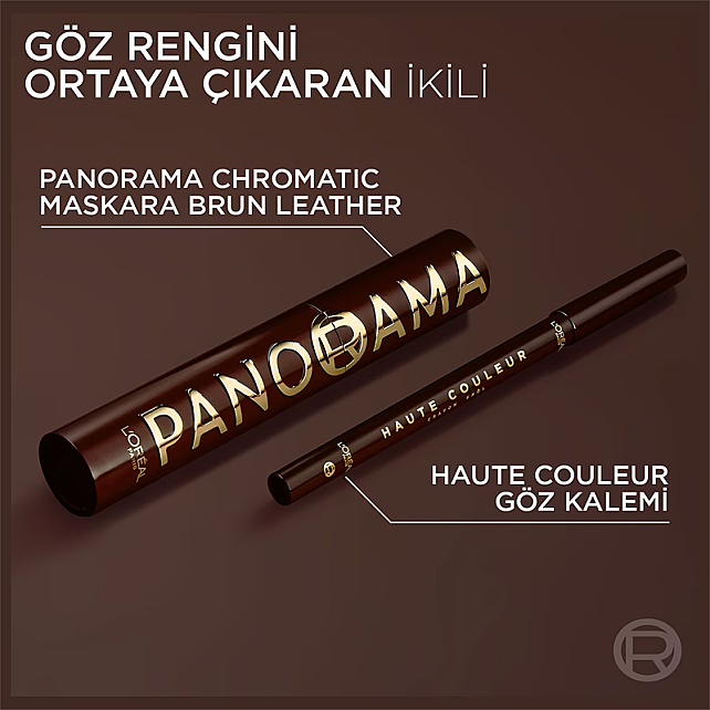Loreal Paris Panorama Chromatic Maskara - Brun Leather/Kahverengi 9.9ml - 9