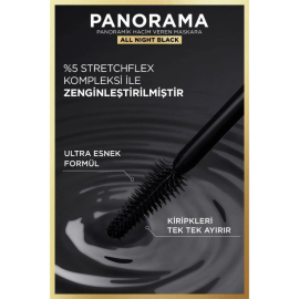 Loreal Paris Panorama Volume Maskara - Night Black / Gece Siyahı - 4