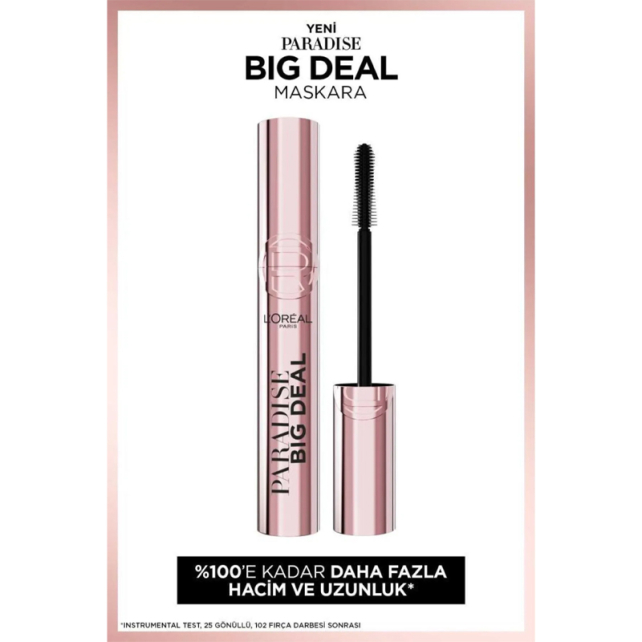 Loreal Paris Paradise Big Deal Maskara - Siyah 9.9ml - 2