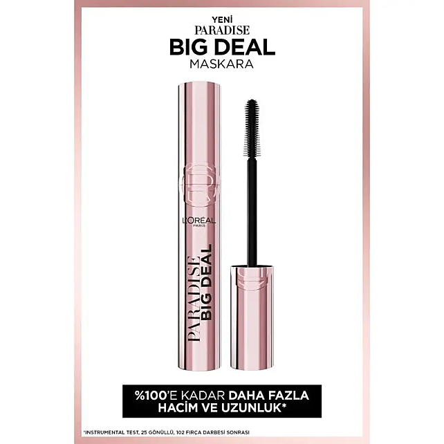 Loreal Paris Paradise Big Deal Maskara - Siyah 9.9ml - 2