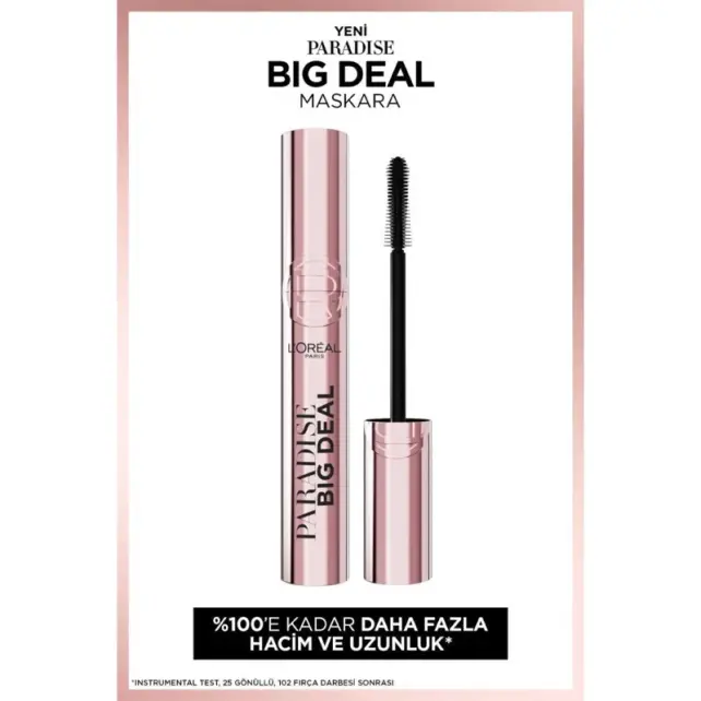 Loreal Paris Paradise Big Deal Maskara - Siyah 9.9ml - 2