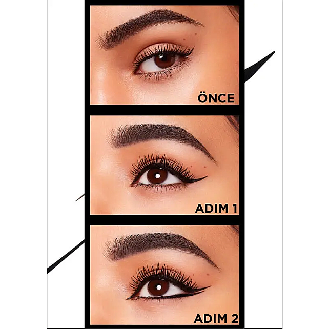 Loreal Paris Perfect Slim Eyeliner Black - Siyah Eyeliner - 4