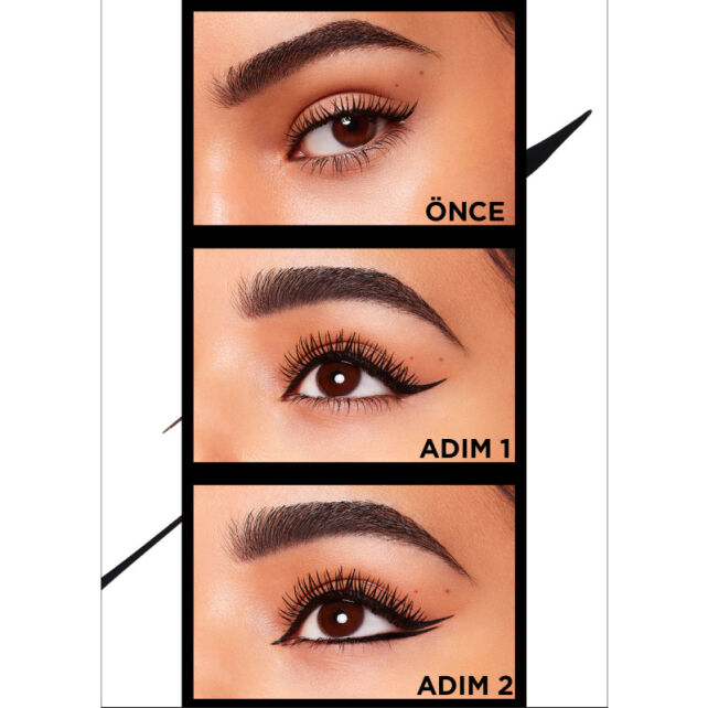Loreal Paris Perfect Slim Eyeliner Black - Siyah Eyeliner - 4