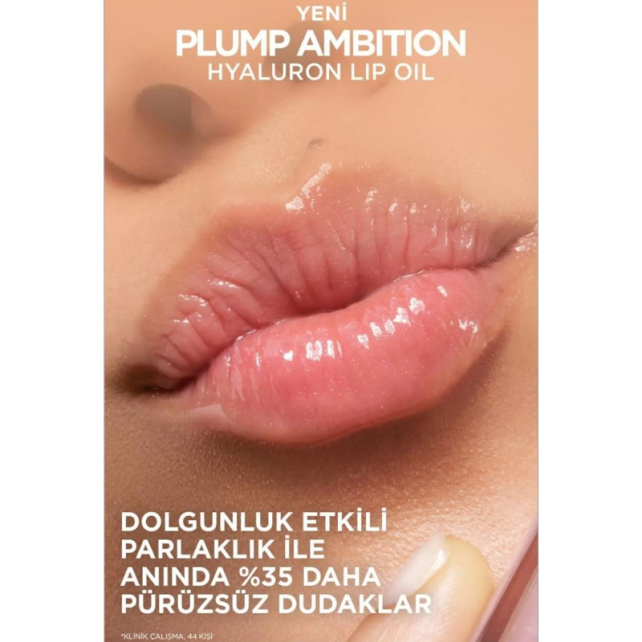 Loreal Paris Plump Ambition Hyaluron Lip Oil - Dudak Parlatıcı No: 390 Cherry Cherie - 4