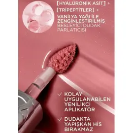 Loreal Paris Plump Ambition Hyaluron Lip Oil - Dudak Parlatıcı No: 390 Cherry Cherie - 3