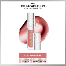 Loreal Paris Plump Ambition Hyaluron Lip Oil - Dudak Parlatıcı No: 601 Worth It - 2