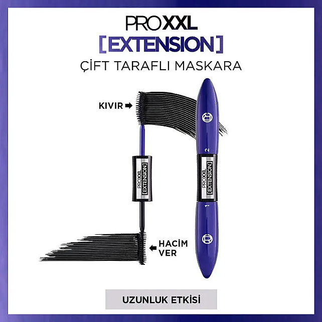Loreal Paris Pro XXL Extension - Siyah Maskara - 2