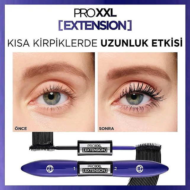 Loreal Paris Pro XXL Extension - Siyah Maskara - 3
