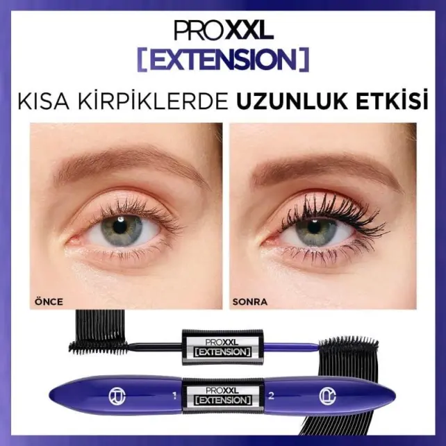 Loreal Paris Pro XXL Extension - Siyah Maskara - 3