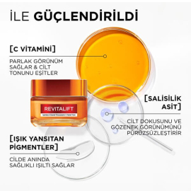 Loreal Paris Revitalift Aydınlatıcı ve Gözenek Karşıtı C Vitamini Krem 50ml - 2
