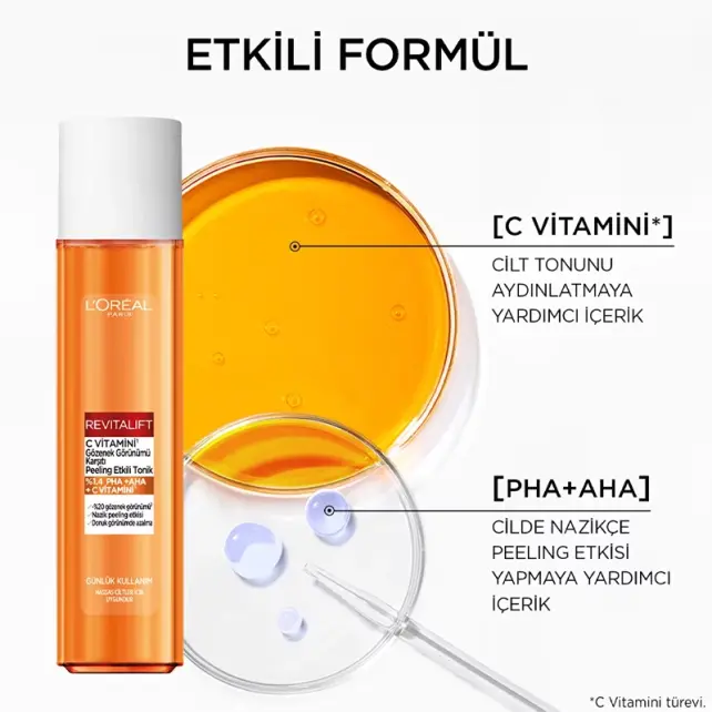 Loreal Paris Revitalift C Vitamini - Gözenek Görünümü Karşıtı Tonik 180ml - 4