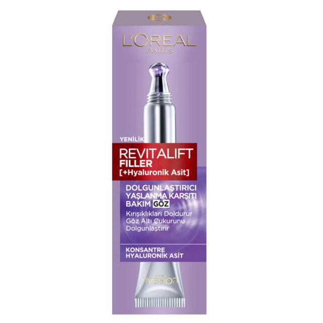 Loreal Paris Revitalift Filler Hyaluronic Acid Göz Çevresi Bakım Kremi 15ml - 1