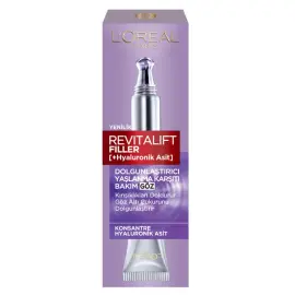 Loreal Paris Revitalift Filler Hyaluronic Acid Göz Çevresi Bakım Kremi 15ml - 1