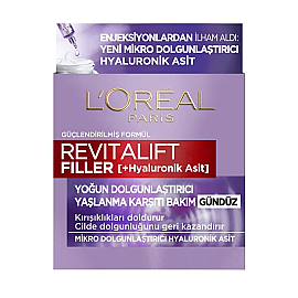 Loreal Paris Revitalift Filler Hyaluronic Acid Gündüz Bakım Kremi 50ml - Loreal Paris